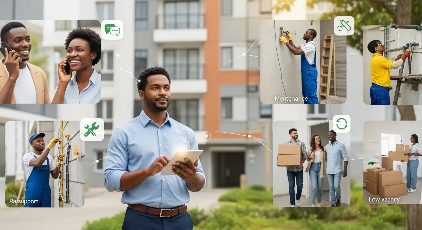 Apartment interior prepared for tenants